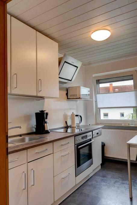 Gemuetliche Wohnung Naehe Alsfeld - Parkplatz Esterno foto